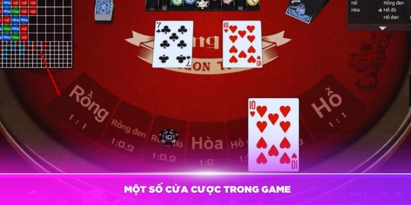 Một số cửa cược trong game Rồng Hổ mà bạn nên biết